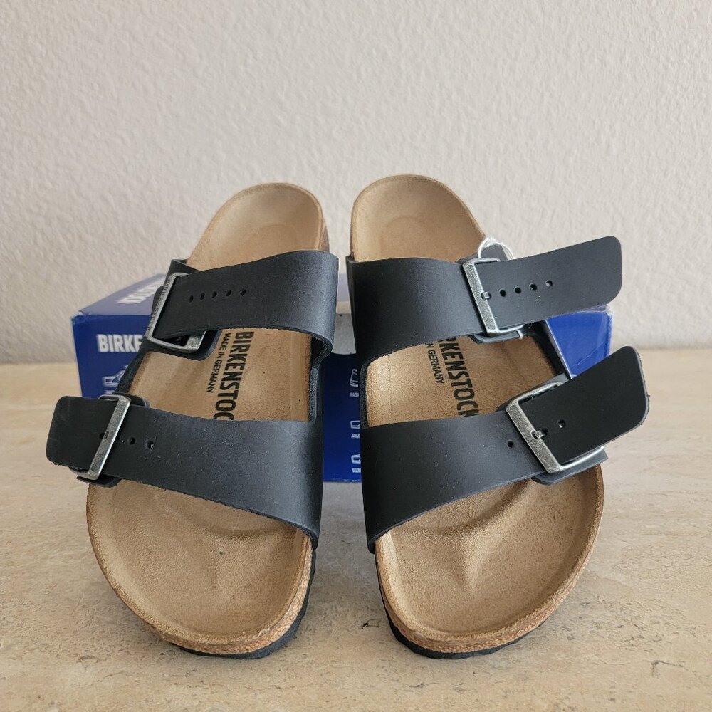 Birkenstock Arizona BS Black Sandals NIB - Picture 3 of 6